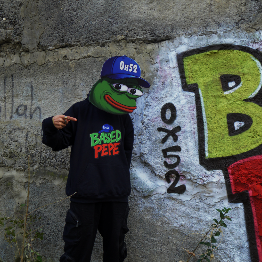 Based Pepe "Graffiti" - Unisex Hoodie