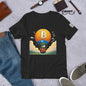 Based Pepe "Bitcoin hot air balloon" - Unisex t-shirt