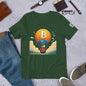 Based Pepe "Bitcoin hot air balloon" - Unisex t-shirt