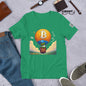 Based Pepe "Bitcoin hot air balloon" - Unisex t-shirt