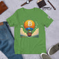 Based Pepe "Bitcoin hot air balloon" - Unisex t-shirt