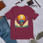 Based Pepe "Bitcoin hot air balloon" - Unisex t-shirt