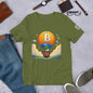 Based Pepe "Bitcoin hot air balloon" - Unisex t-shirt